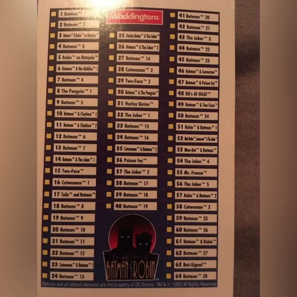 waddingtons batman pogs & slammers (selling as a lot) - Picture 3 of 7